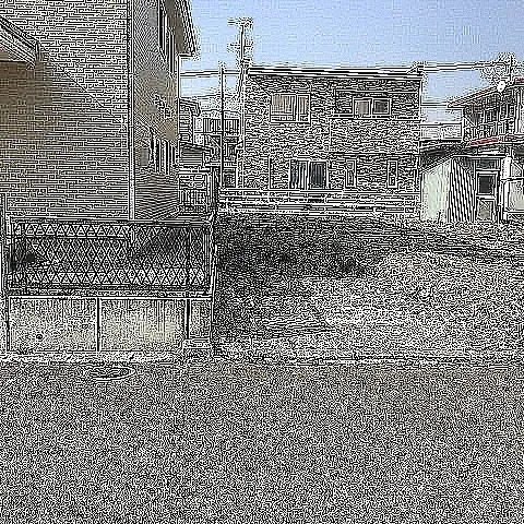 本通3丁目南東向きの整形地