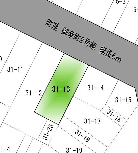 森町御幸町31番売土地